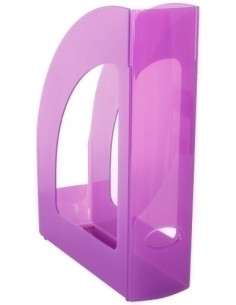 REVISTERO PLASTICO 80mm TRASLUCIDO MALVA