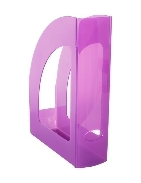 REVISTERO PLASTICO 80mm TRASLUCIDO MALVA