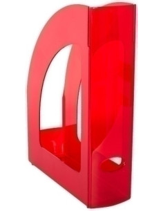 REVISTERO PLASTICO 80mm TRASLUCIDO ROJO