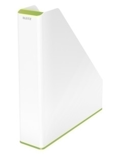 REVISTERO PLASTICO LEITZ WOW DUAL VERDE METALIZADOBLANCO