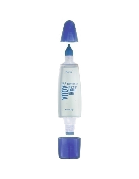 PEGAMENTO LIQUIDO TOMBOW AQUA PERMANENTE DOBLE PUNTA 50 ml EXPOSITOR DE 10