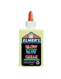 COLA ELMER´S SLIME BRILLA EN LA OSCURIDAD LAVABLE 147 ml NATURAL
