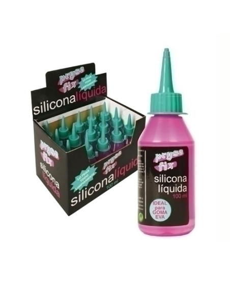 SILICONA LIQUIDA FIX 100ml EXPOSITOR de 15