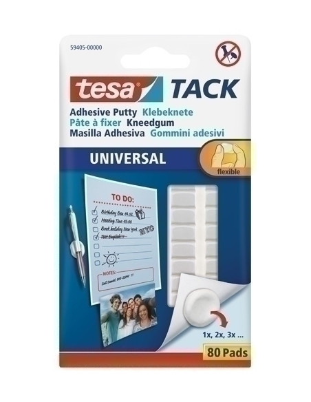 MASILLA ADHESIVA TESA TACK 80 UNIDADES