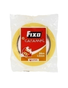 CINTA ADHESIVA FIXO CARAMEL rollo 66x12
