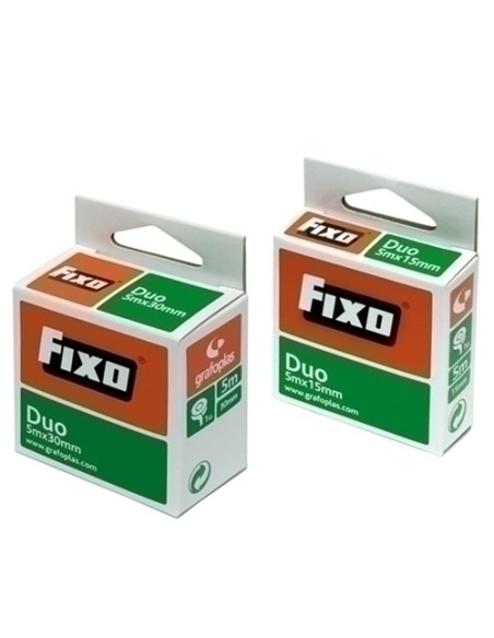 CINTA ADHESIVA DOBLE CARA FIXO DUO rollo 5x15