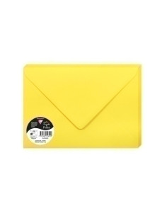 SOBRE CLAIREFONTAINE POLLEN 162x229 120g AMARILLO SOL PAQUETE DE 20