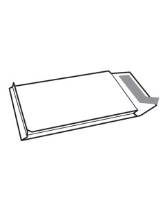 SOBRE-BOLSA 3 FUELLES SAM KRAFT 120g 260x330x30 SILICONA CAJA de 250