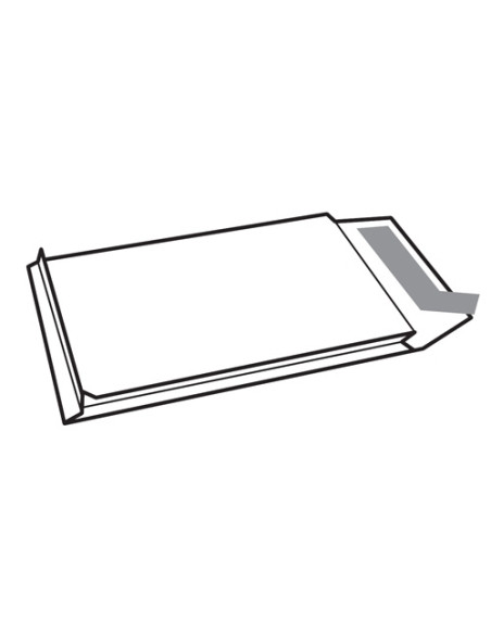 SOBRE-BOLSA 3 FUELLES SAM KRAFT 120g 260x330x30 SILICONA CAJA de 250