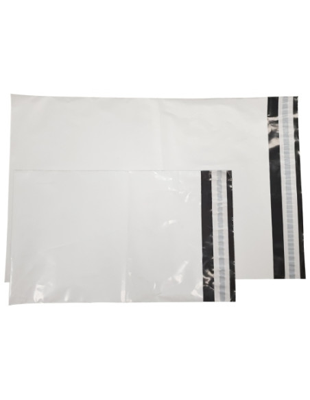 BOLSA COURIER PLASTICO 70 RECICLADO SIN IMPRIMIR 350x450 mm PAQUETE de 100