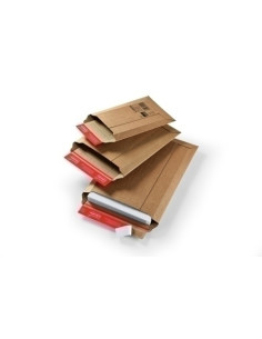 SOBRE-BOLSA COLOMPAC 250x351x35 CARTON CORRUGADO CFUELLE CAJA de 100