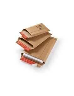 SOBRE-BOLSA COLOMPAC 267x357x50 CARTON CORRUGADO CFUELLE CAJA de 100