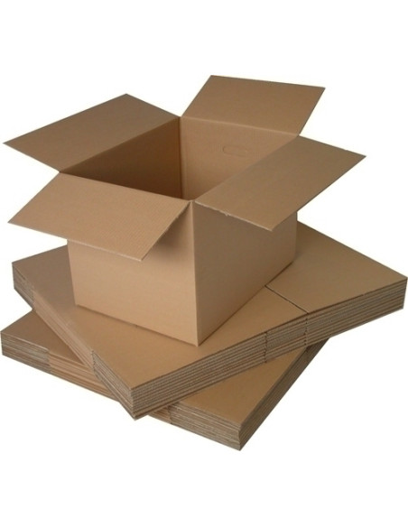 CAJA DE EMBALAR OLEF ITVA AJUSTABLE L 773 x An 403 x Al 450 mm CON 3 HENDIDOS KRAFT