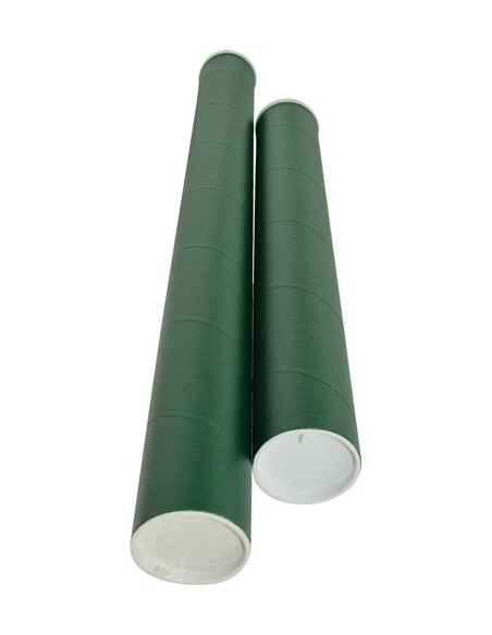 PORTAPLANOS para ENVIO CG TUBO CARTON VERDE 70x65 cm