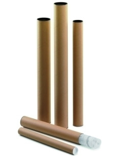 PORTAPLANOS para ENVIO FAIBO TUBO CARTON KRAFT  750x80