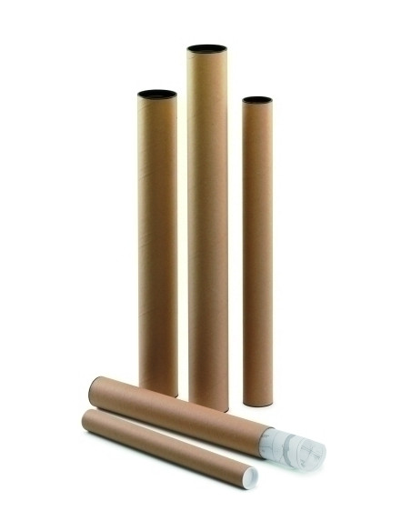 PORTAPLANOS para ENVIO FAIBO TUBO CARTON KRAFT  750x80