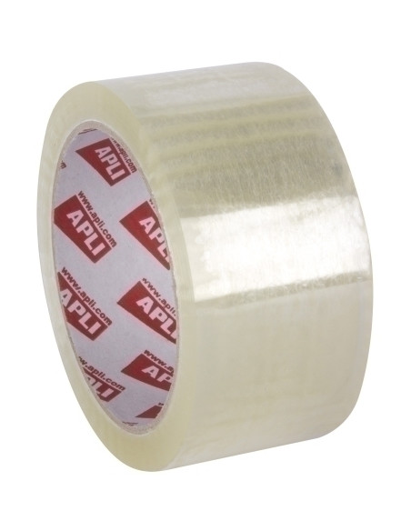 CINTA de EMBALAJE APLI PP rollo 66x48 TRANSPARENTE adhsolvente