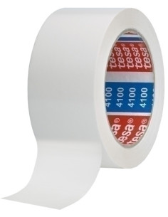 CINTA de EMBALAJE TESA PVC RUGOSO rollo 66x50 BLANCO