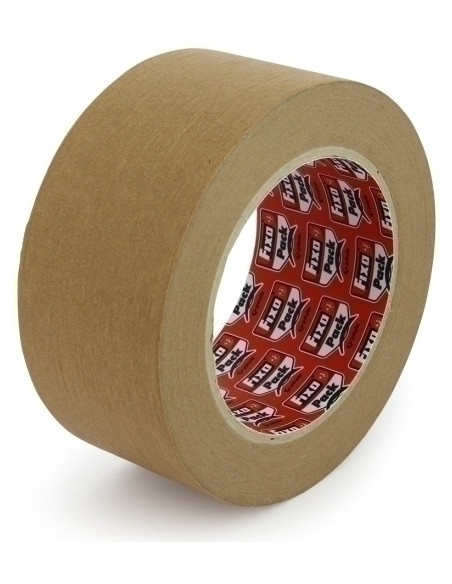 CINTA de EMBALAJE FIXO PAPEL KRAFT CAUCHO rollo 50x50 MARRON