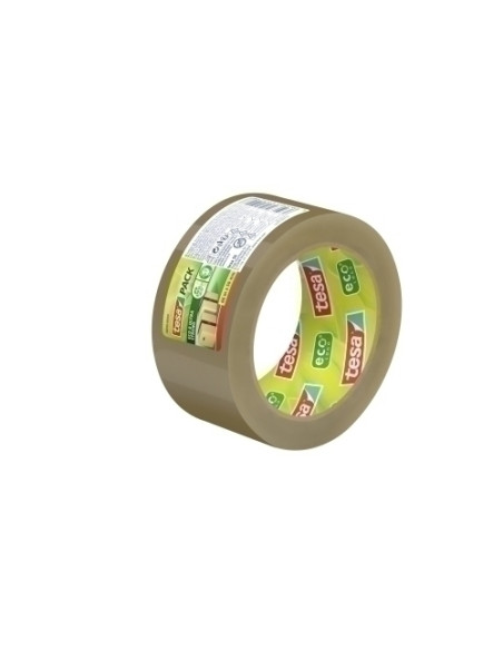 CINTA de EMBALAJE TESA PET ECO & ULTRA STRONG rollo 66x50 TESAPACK MARRON