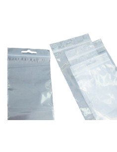 BOLSA AUTO-CIERRE MINIGRIP con TALADRO 120x180 mm PAQUETE de 100