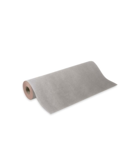 PAPEL de REGALO BOBINA TV 70 cm x 100 m KRAFT PLATA