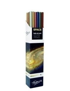 PAPEL de EMBALAR KRAFT ROLLO FABRISA 1x3 SPACE 6C EXPOSITOR DE 30