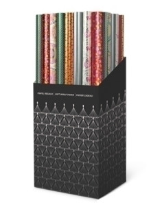 PAPEL de REGALO ROLLO TV 07x15 m CAJA de 60 GOFRADO DECORADO