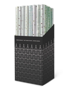 PAPEL de REGALO ROLLO TV 07x15 m CAJA de 60 PP TRANSPARENTE DISEÑO