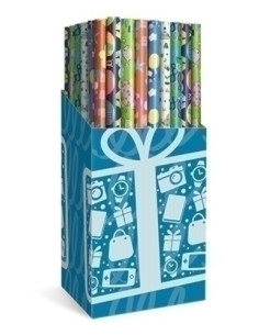 PAPEL de REGALO ROLLO TV 07x2 m CAJA de 60 INFANTIL