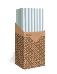 PAPEL de REGALO ROLLO TV 07x3 m CAJA de 60 CELULOSA BLANCO ANONIMO