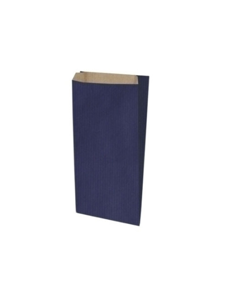SOBRE PARA REGALO TV 08x13 cm KRAFT AZUL PAQUETE DE 25