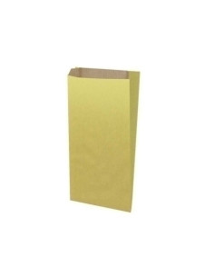 SOBRE PARA REGALO TV 08x13 cm KRAFT ORO PAQUETE DE 25