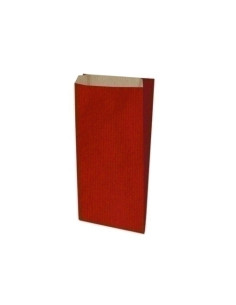 SOBRE PARA REGALO TV 11x18 cm KRAFT ROJO PAQUETE DE 25