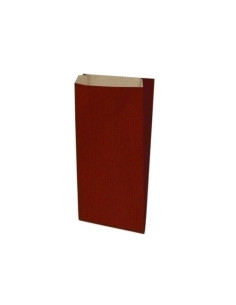 SOBRE PARA REGALO TV 15x326 cm KRAFT GRANATE PAQUETE DE 25