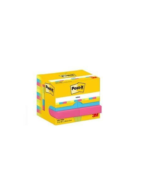 PACK 12 BLOCS NOTAS POST-IT 38x51mm ENERGETIC