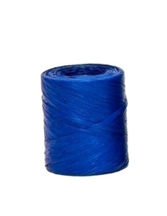 RAFIA CINTA de 4 mm ROLLO de 200 m AZUL
