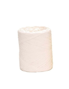 RAFIA CINTA de 4 mm ROLLO de 200 m BLANCO