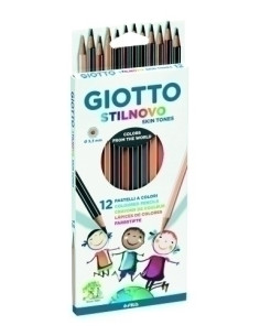 LAPICES de COLORES GIOTTO STILNOVO SKIN TONES  ESTUCHE de 12