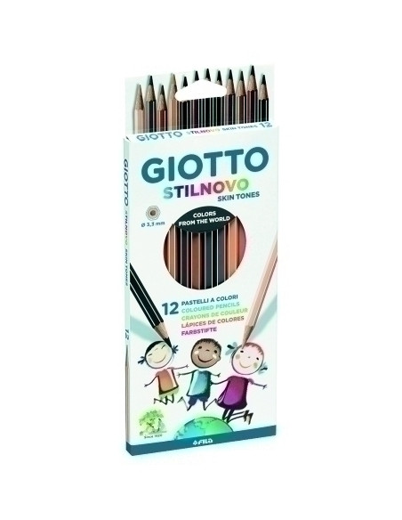 LAPICES de COLORES GIOTTO STILNOVO SKIN TONES  ESTUCHE de 12