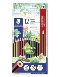 LAPICES de COLORES STAEDTLER 185 NORIS COLOUR WOPEX estuche de 12