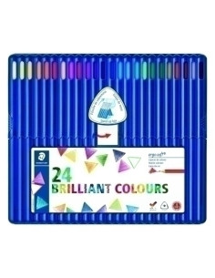 LAPICES de COLORES STAEDTLER 157 ERGOSOFT BOX de 24