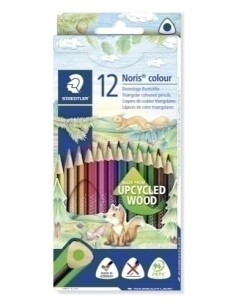 LAPICES de COLORES STAEDTLER 187 NORIS COLOUR WOPEX estuche de 12