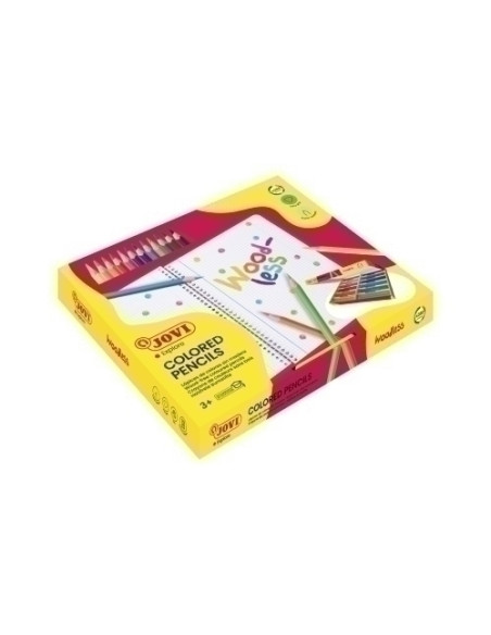 LAPICES de COLORES JOVI WOODLESS TRIANGULAR CLASS PACK de 288