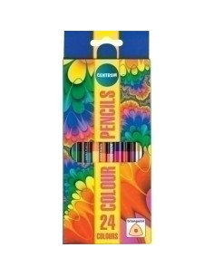 LAPICES de COLORES CENTRUM ART BICOLOR ESTUCHE de 12 24 colores