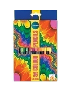 LAPICES de COLORES CENTRUM ART BICOLOR ESTUCHE de 18 36 colores