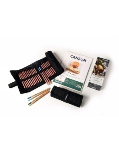 SET LYRA REMBRANDT POLYCOLOR ENROLLABLE DE TELA DE 24