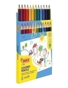 LAPICES de COLORES JOVI MAXI TRIANGULAR estuche de 12