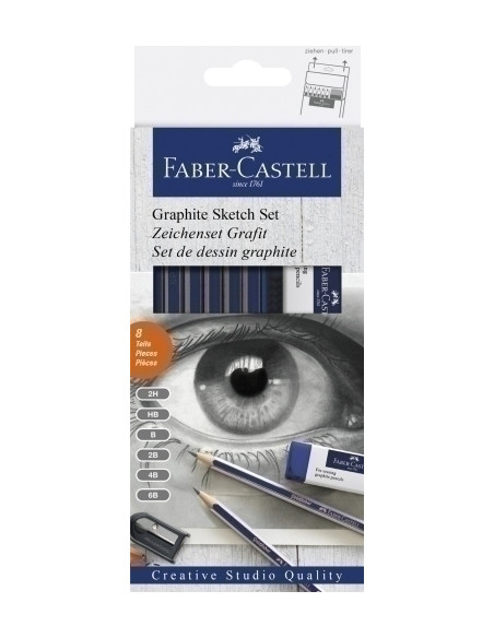 LAPICES  FABER-CASTELL GRAFITO CREATIVE STUDIO est8