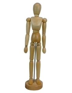 MANIQUI DE PINTURA TALENS MADERA MASCULINO 30 cm